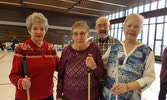 Floor Curling at Mill Woods Seniors